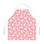 Valentine's Day Heart Pattern Print Adjustable Apron