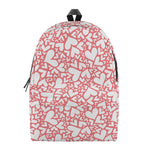 Valentine's Day Heart Pattern Print Backpack