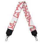 Valentine's Day Heart Pattern Print Bag Strap