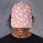 Valentine's Day Heart Pattern Print Baseball Cap
