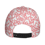 Valentine's Day Heart Pattern Print Baseball Cap
