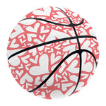 Valentine's Day Heart Pattern Print Basketball