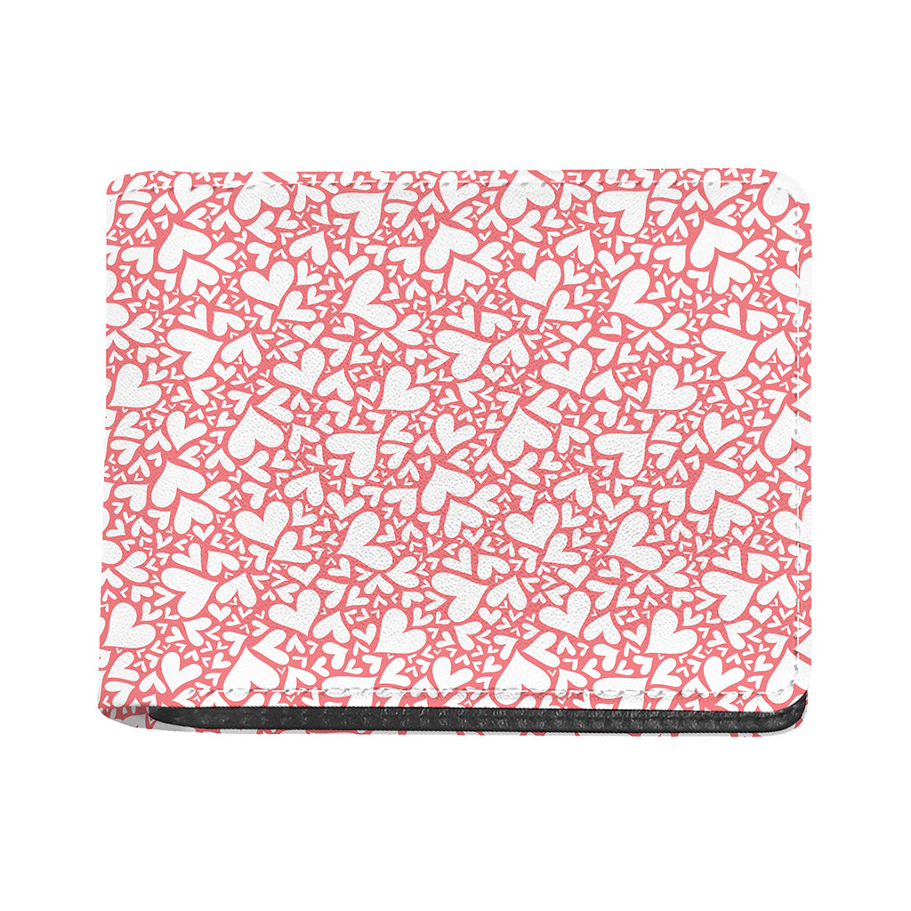 Valentine's Day Heart Pattern Print Bifold Wallet