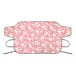 Valentine's Day Heart Pattern Print Car Windshield Snow Cover