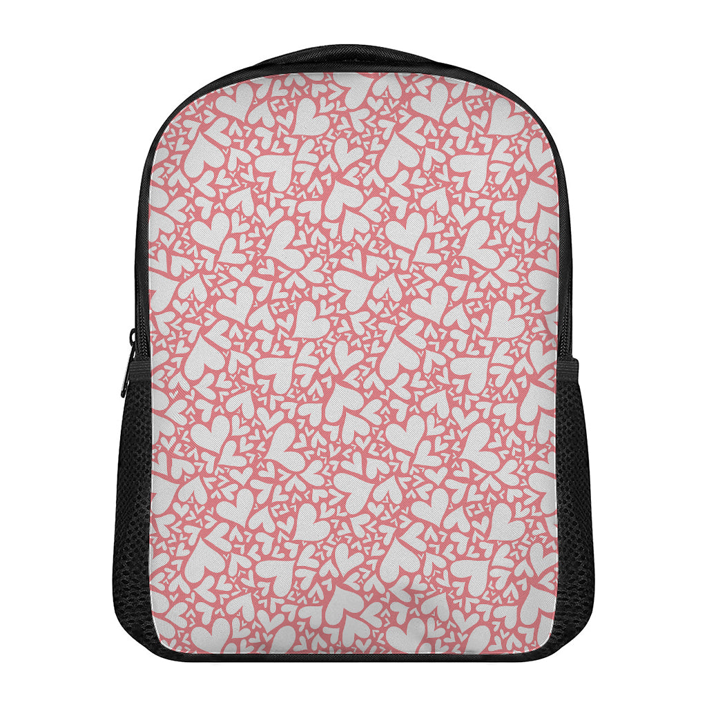 Valentine's Day Heart Pattern Print Casual Backpack