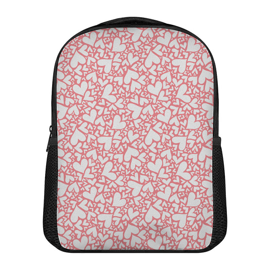 Valentine's Day Heart Pattern Print Casual Backpack