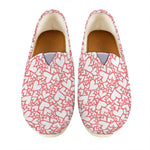 Valentine's Day Heart Pattern Print Casual Shoes