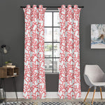 Valentine's Day Heart Pattern Print Curtain