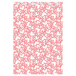 Valentine's Day Heart Pattern Print Curtain
