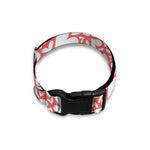 Valentine's Day Heart Pattern Print Dog Collar