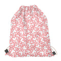 Valentine's Day Heart Pattern Print Drawstring Bag