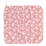 Valentine's Day Heart Pattern Print Hand Towel