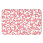 Valentine's Day Heart Pattern Print Indoor Door Mat