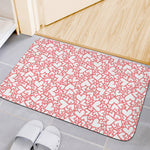 Valentine's Day Heart Pattern Print Indoor Door Mat