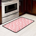 Valentine's Day Heart Pattern Print Kitchen Mat