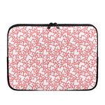Valentine's Day Heart Pattern Print Laptop Sleeve