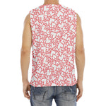 Valentine's Day Heart Pattern Print Men's Fitness Tank Top
