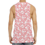 Valentine's Day Heart Pattern Print Men's Muscle Tank Top