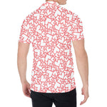 Valentine's Day Heart Pattern Print Men's Shirt