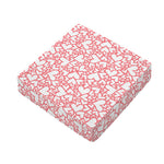 Valentine's Day Heart Pattern Print Outdoor Seat Cushion Cover