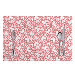 Valentine's Day Heart Pattern Print Placemat