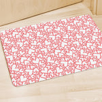 Valentine's Day Heart Pattern Print Polyester Doormat