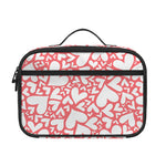 Valentine's Day Heart Pattern Print Portable Lunch Bag