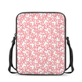 Valentine's Day Heart Pattern Print Rectangular Crossbody Bag