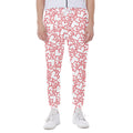 Valentine's Day Heart Pattern Print Joggers