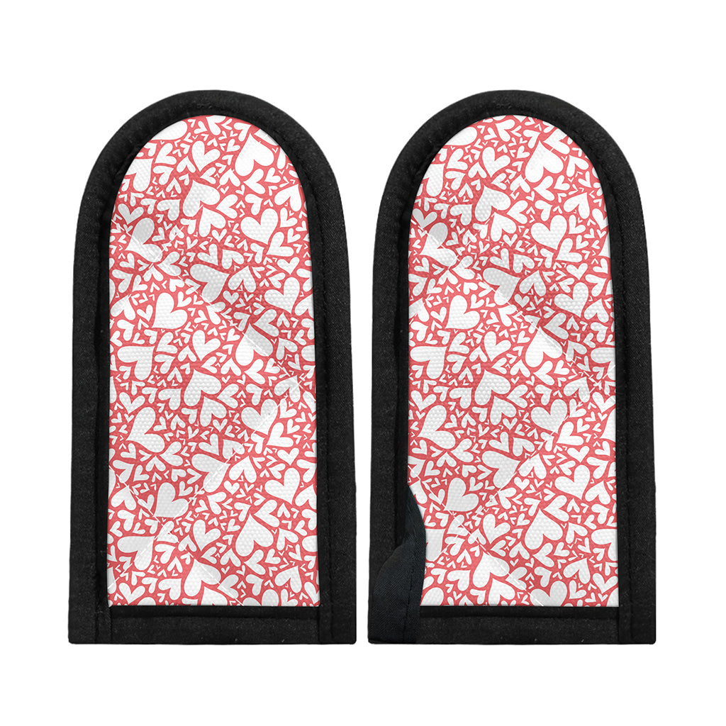Valentine's Day Heart Pattern Print Skillet Handle Cover