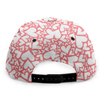 Valentine's Day Heart Pattern Print Snapback Cap