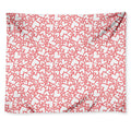 Valentine's Day Heart Pattern Print Tapestry