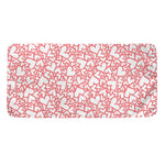 Valentine's Day Heart Pattern Print Towel