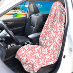Valentine's Day Heart Pattern Print Waterproof Car Seat Cover