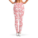 Valentine's Day Heart Pattern Print Women's Leggings