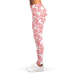 Valentine's Day Heart Pattern Print Women's Leggings