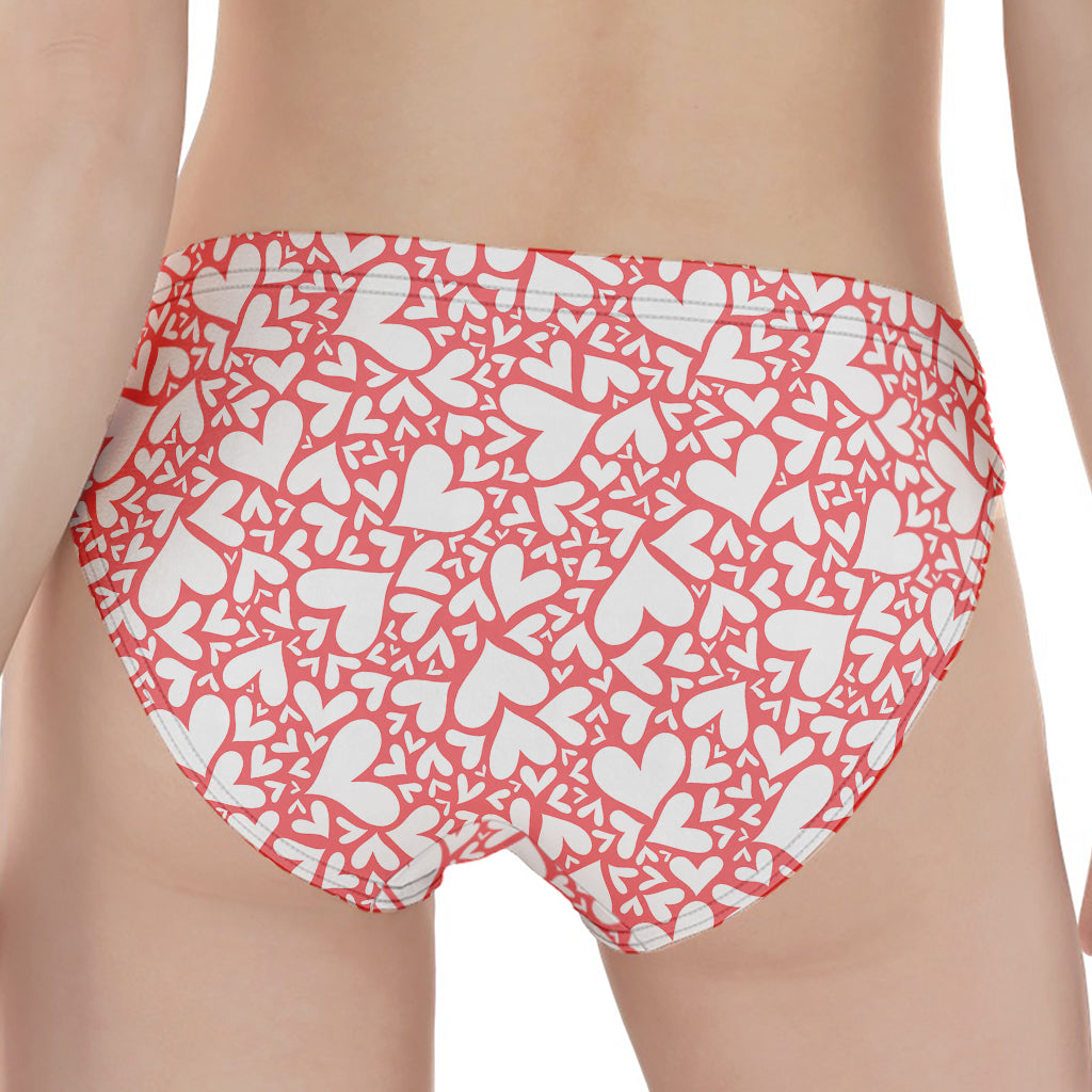 Valentine's Day Heart Pattern Print Women's Panties