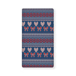 Valentine's Day Knitted Pattern Print Baby Crib Sheet