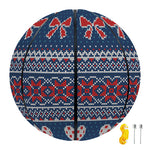 Valentine's Day Knitted Pattern Print Basketball