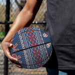 Valentine's Day Knitted Pattern Print Basketball
