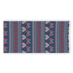 Valentine's Day Knitted Pattern Print Beach Towel