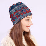 Valentine's Day Knitted Pattern Print Beanie