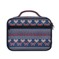 Valentine's Day Knitted Pattern Print Briefcase Bible Bag