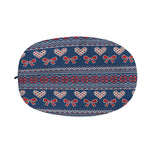 Valentine's Day Knitted Pattern Print Car Side Mirror Covers