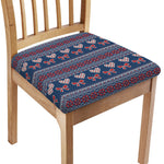 Valentine's Day Knitted Pattern Print Chair Cushion Cover