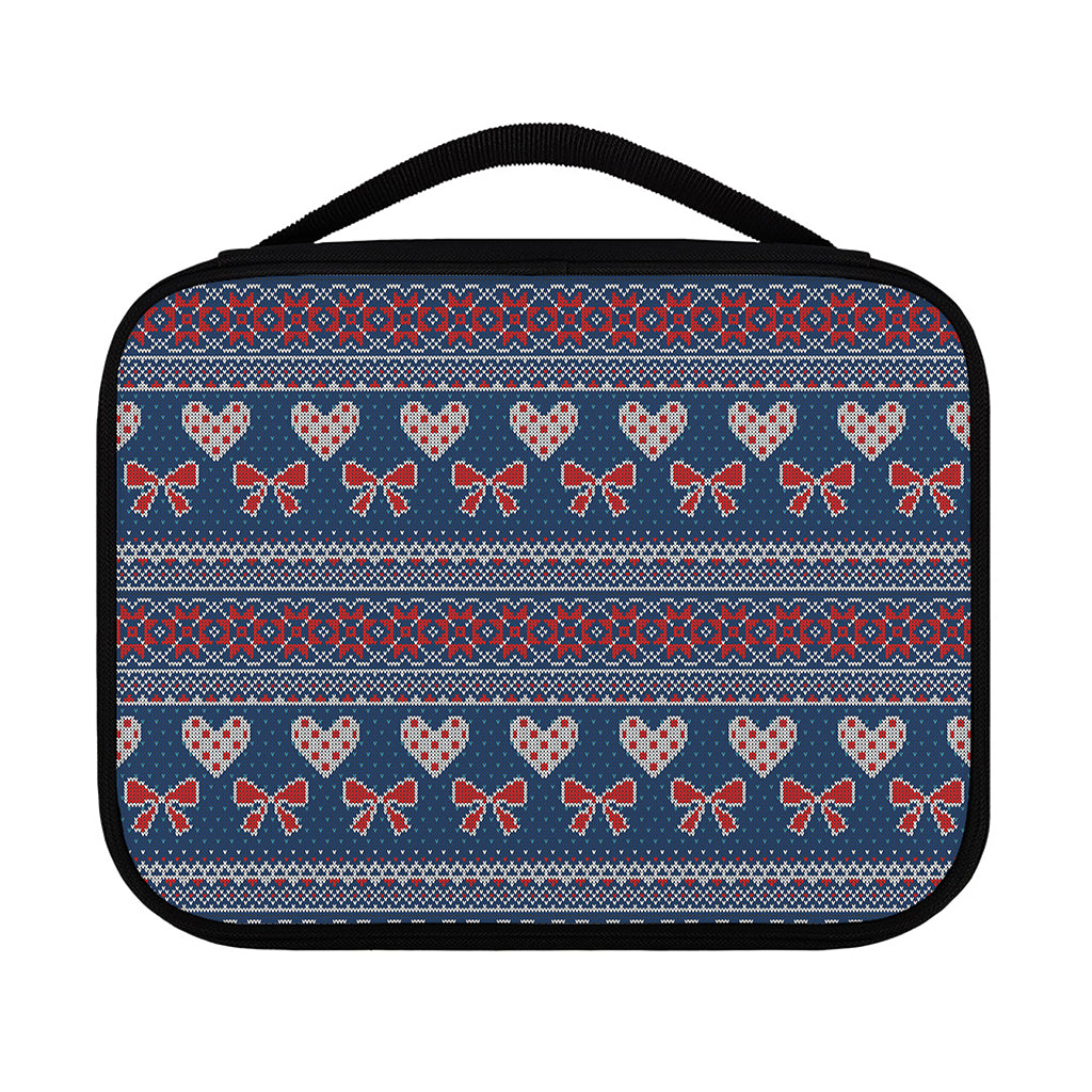 Valentine's Day Knitted Pattern Print Classic Bible Case