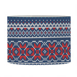 Valentine's Day Knitted Pattern Print Drum Lamp Shade