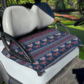 Valentine's Day Knitted Pattern Print Golf Cart Seat Cover