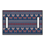 Valentine's Day Knitted Pattern Print Golf Cart Seat Cover