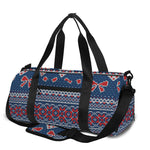 Valentine's Day Knitted Pattern Print Gym Bag